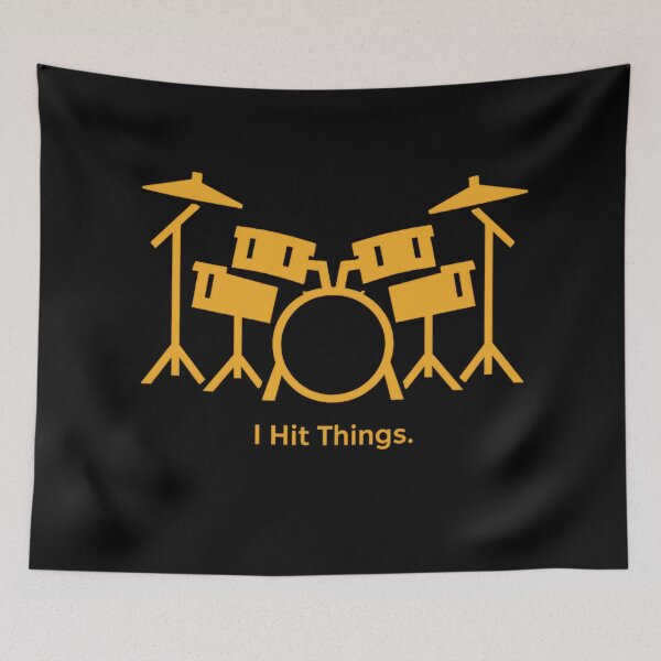 Item preview, Drum Set I Hit Things designed and sold by ThoughtsInTheOpen.