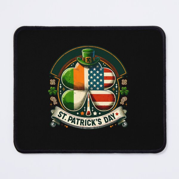 Item preview, Retro Ireland Flag Tee Design – Festive St. Patrick’s Day Print designed and sold by artedigital99.