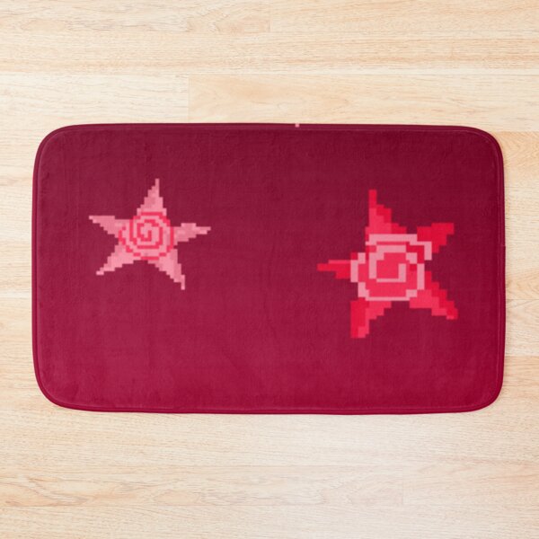 Item preview, Red background print with stars. Pixel art. designed and sold by YaroshMaria.