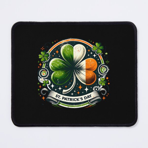 Item preview, Retro Ireland Flag Tee Design – Festive St. Patrick’s Day Print designed and sold by artedigital99.