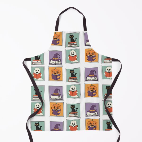 Item preview, Funny Spooky Book Club: Halloween Reading Icons designed and sold by Tw1nsAIArt.