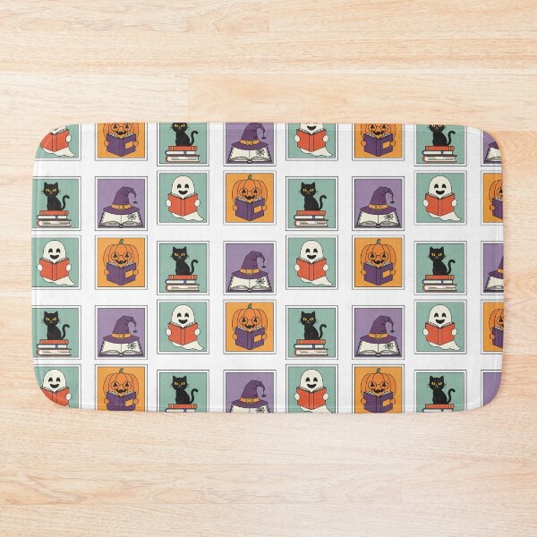 Item preview, Funny Spooky Book Club: Halloween Reading Icons designed and sold by Tw1nsAIArt.
