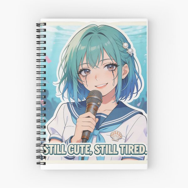 Item preview, Still Cute, Still Tired – Exhausted Marina Idol designed and sold by Panda LuL Art.