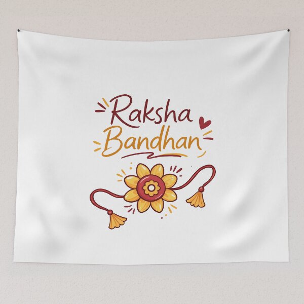 Item preview, Cute Raksha Bandhan Rakhi Illustration designed and sold by Abmait ART.