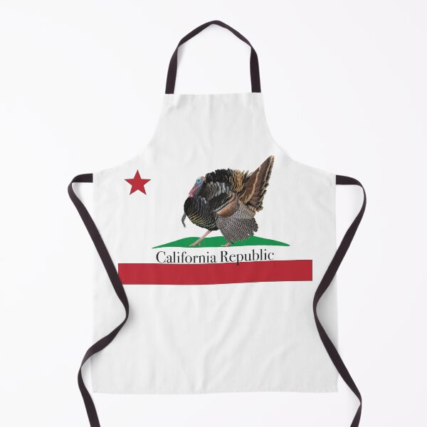 Item preview, A Wild Turkey Struts Across the California Bear Flag designed and sold by Wild DeZigns .