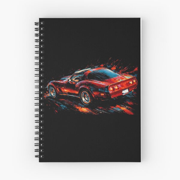 Item preview, 1980 Corvette C3 – Red American Sports Car Art Print designed and sold by Stinky Lincy's Apparel Company.