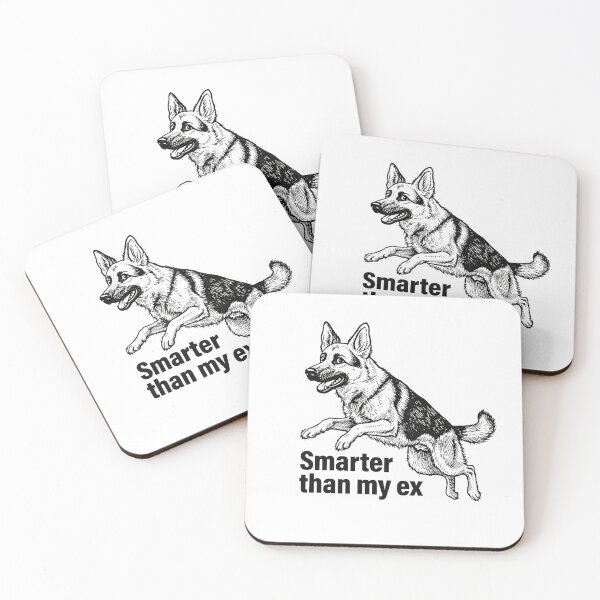 Item preview, German Shepherd – Smarter Than My Ex | Funny Smart Dog Shirt designed and sold by PhokaPhokich.