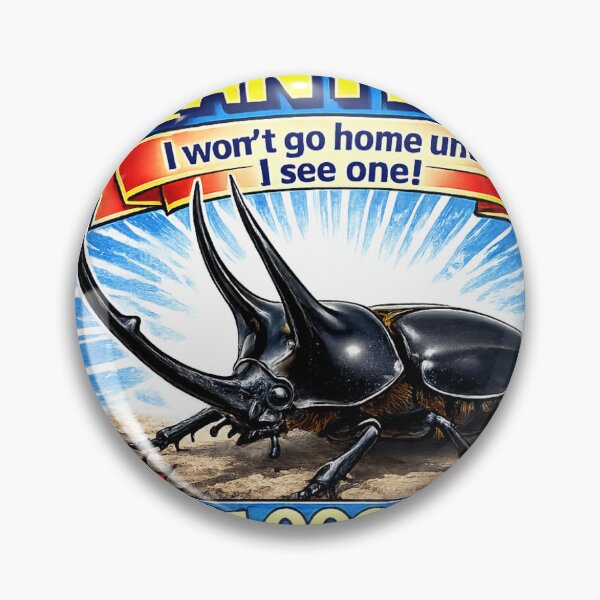 Item preview, WANTED Caucasus Beetle T-Shirt – Giant Rhinoceros Beetle Bug Hunter Kids Gift Protect Their Wild Home designed and sold by Japanese Bug Hunter.