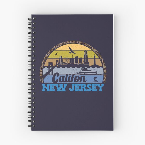 Item preview, Califon New Jersey Sunset Retro Vintage Local Pride Logo designed and sold by CRHPOD20.