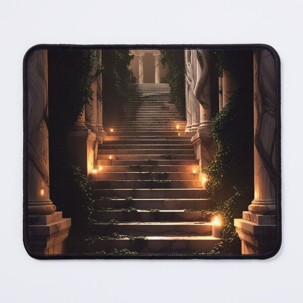Item preview, Stone Staircase Leading Into Darkness — Romantic Ruins Architecture Art designed and sold by semenol.