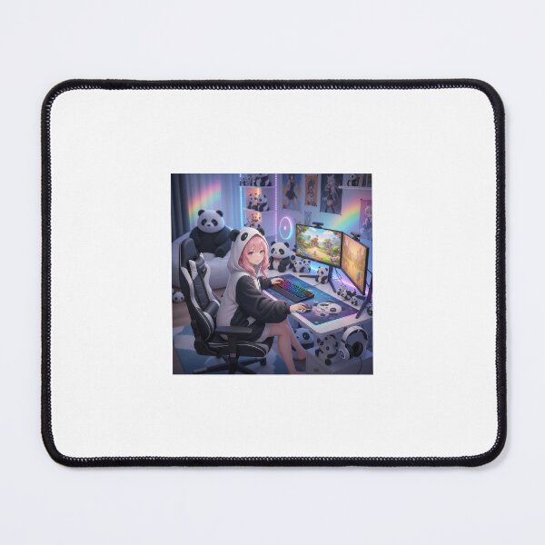 Item preview,  Gaming Panda girl designed and sold by VelvetVivid Market.