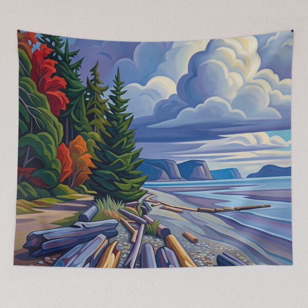 Item preview, Miracle Beach Provincial Park Art designed and sold by Analog Aura .