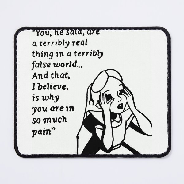 Item preview, Lewis Carroll quote designed and sold by Chad's Fresh Art.
