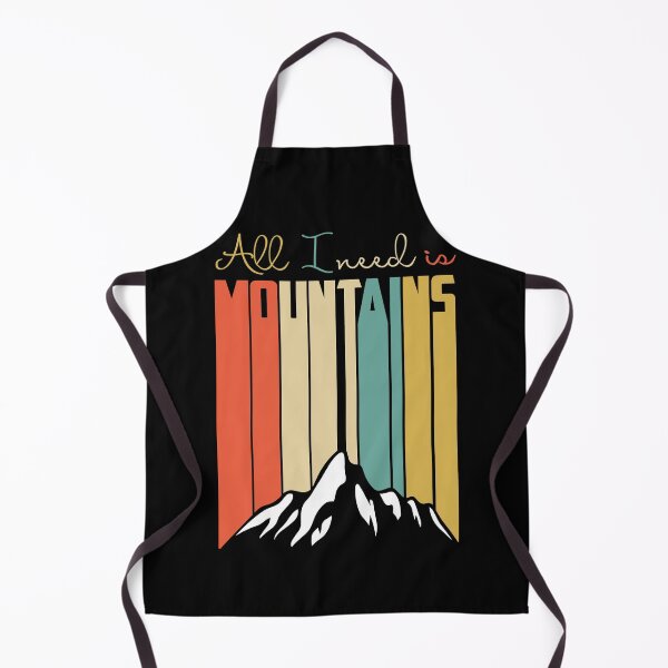 Item preview, All I Need Is Mountains – Vintage Hiking & Outdoor Adventure Design designed and sold by ArcticFoxStudio.
