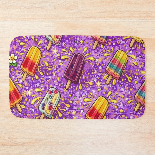 Item preview, Sweet Ice Pop Party on Purple designed and sold by VividOddityCo.