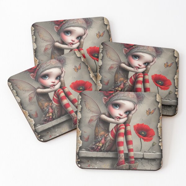 Item preview, Fairies of the Cracked Garden designed and sold by AnaSolisART.