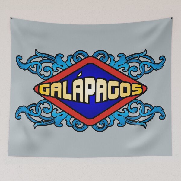 Item preview, Galápagos Islands retro sign designed and sold by studioss76.