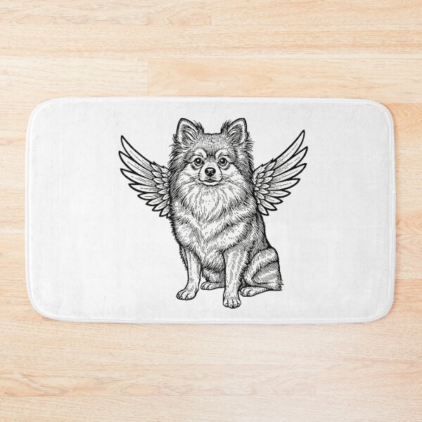 Item preview, Pomeranian Angel – Little Cloud Energy | Cute Fluffy Dog Shirt designed and sold by PhokaPhokich.