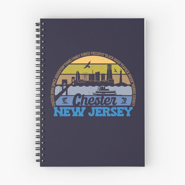 Item preview, Chester New Jersey Sunset Retro Vintage Local Pride Logo designed and sold by CRHPOD20.