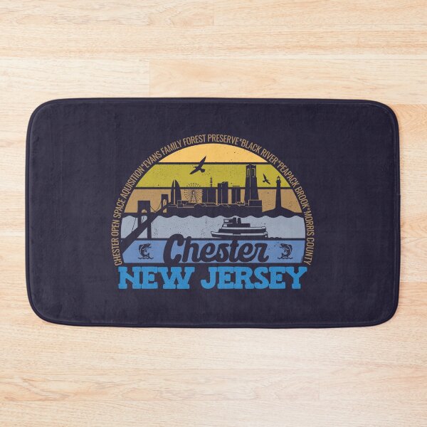 Item preview, Chester New Jersey Sunset Retro Vintage Local Pride Logo designed and sold by CRHPOD20.