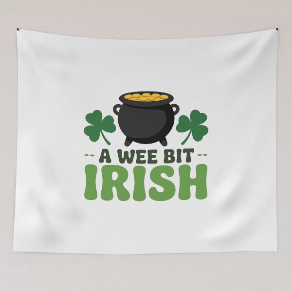 Item preview, A Wee Bit Irish St Patricks Day Irish Heritage Celebration designed and sold by artcultreone.