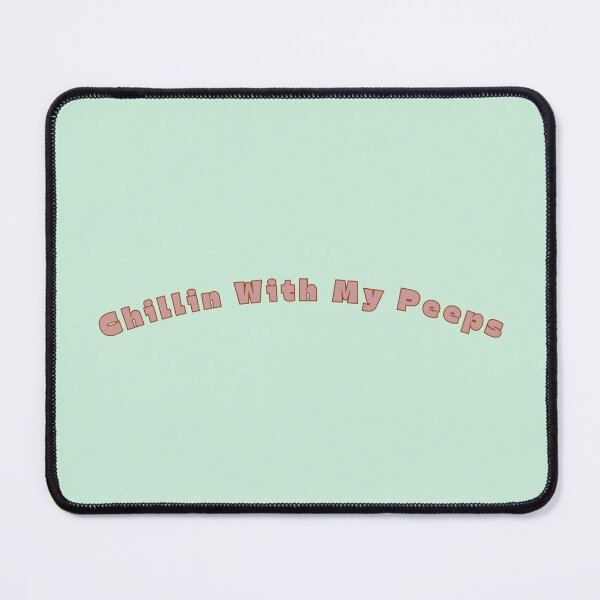 Item preview, Chillin With My Peeps Spring Easter Text Stickers Prints Posters Wall Art Magnet Home Coffee Cup Decoration TShirt Stationary Notebook Magnet Hat Kitchen Work School Office Redbubble Shop designed and sold by Saritas Boutique Shop.