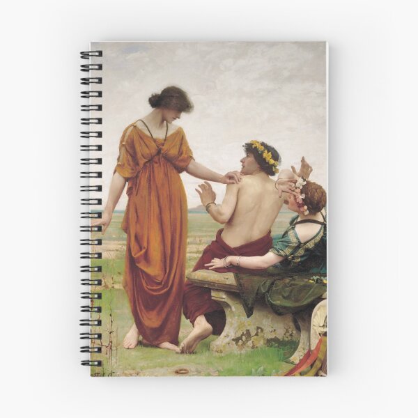 Item preview, Neoclassical Painting Mythological Figures Romantic Garden Scene for Classical Art Lovers designed and sold by RickE.