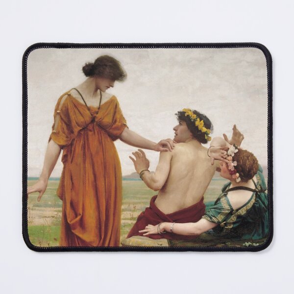Item preview, Neoclassical Painting Mythological Figures Romantic Garden Scene for Classical Art Lovers designed and sold by RickE.
