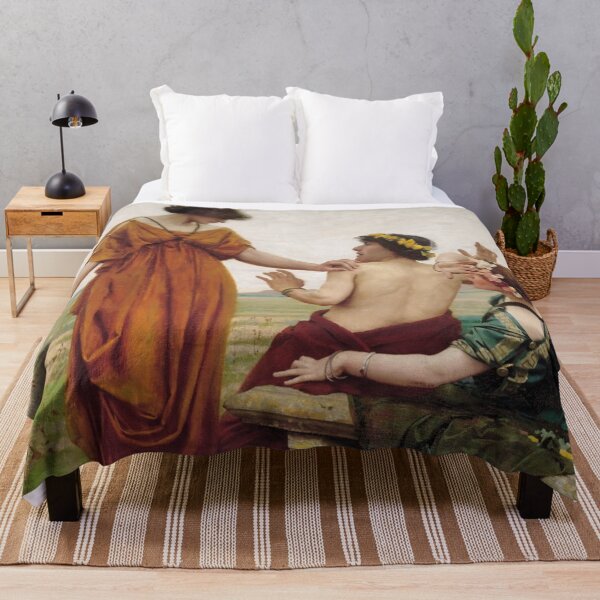 Item preview, Neoclassical Painting Mythological Figures Romantic Garden Scene for Classical Art Lovers designed and sold by RickE.