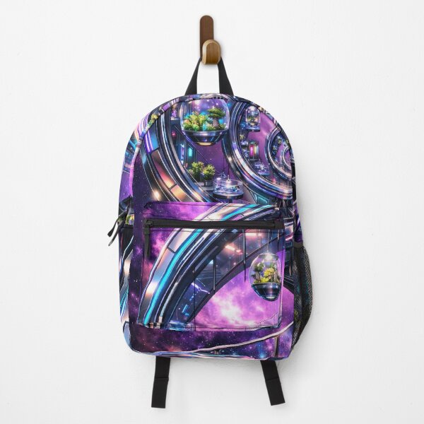 Item preview, Fibonacci Space Laboratory - Galactic Botanical Tech Poster designed and sold by LuxeBuzz.