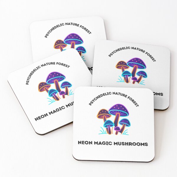 Item preview, Neon Magic Mushrooms with a magical glow designed and sold by ArtistMadrid.