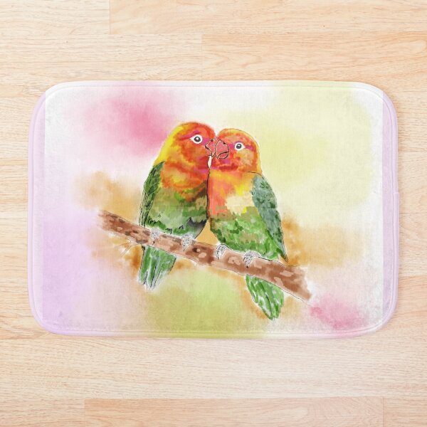 Item preview, Colorful Love Birds on Tree Branch designed and sold by PallaviS.