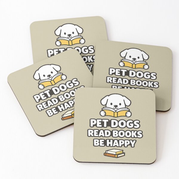 Item preview, Pet Dogs, Read Books, Be Happy - Funny Dog Mom - Gift for Dog and Book Lovers designed and sold by ParfaitPrints.