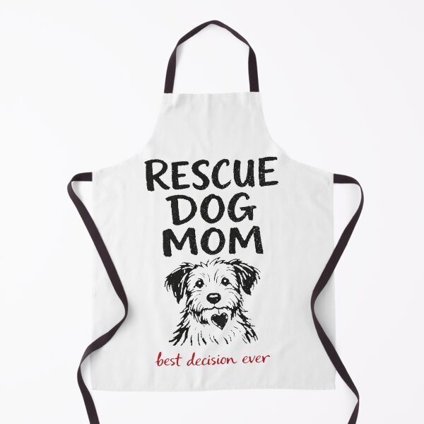 Item preview, Rescue Dog Mom Best Decision Ever designed and sold by PrintSmithArt.
