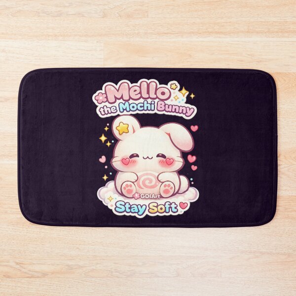 Item preview, Mello the Mochi Bunny - Stay Soft Mello designed and sold by GDIArt.