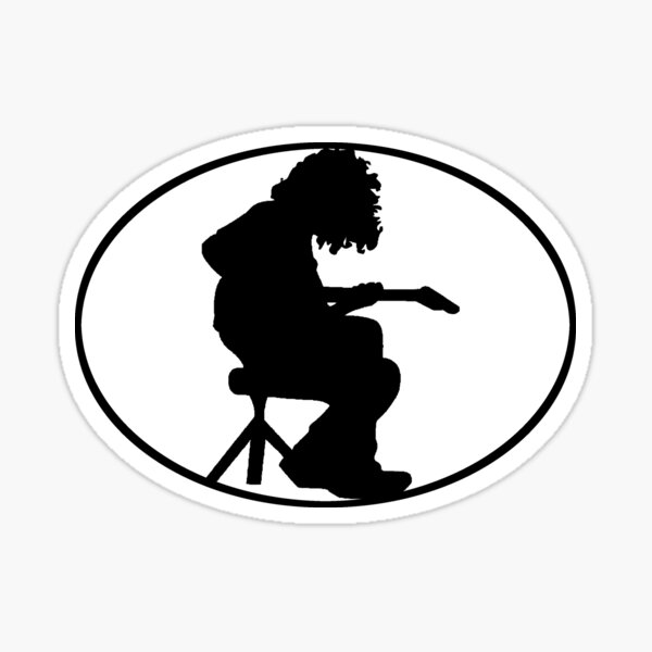 Mikey Black And White Sticker