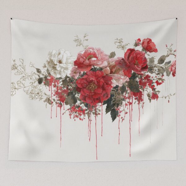 Item preview, Flowers arranged with drops of color designed and sold by anytka.