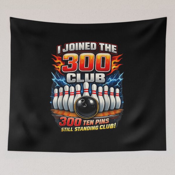 Item preview, I Joined the 300 Club – Ten Pins Still Standing Funny Bowling Design designed and sold by ArtFunDib.