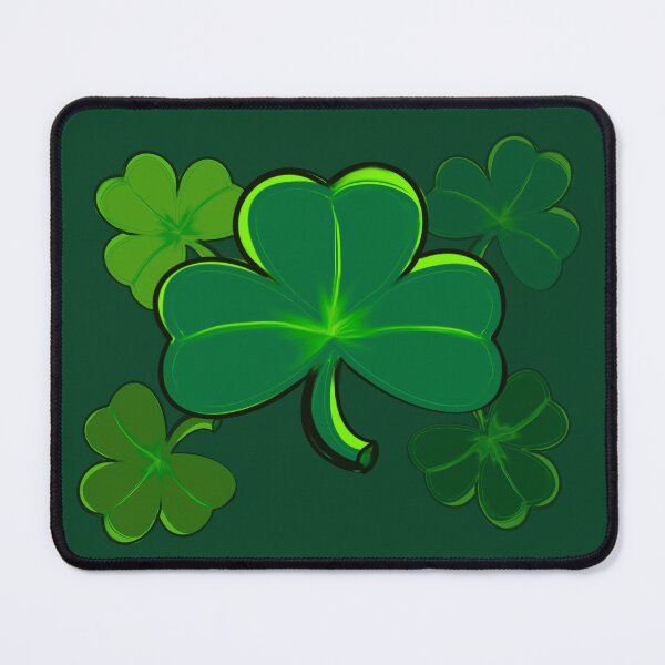 Item preview, Clover pattern Shamrock - green three leaf clover shamrock. Irish gifts designed and sold by Artonmytee.