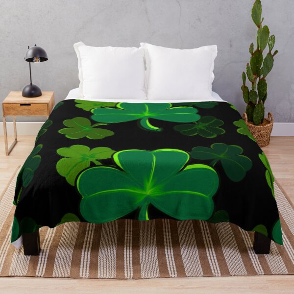 Item preview, Clover pattern Shamrock - green three leaf clover shamrock. Irish gifts designed and sold by Artonmytee.