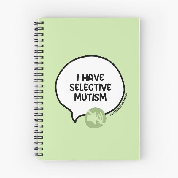 Item preview, I Have Selective Mutism Speech Bubble designed and sold by WCFreckles.