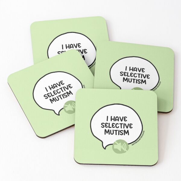 Item preview, I Have Selective Mutism Speech Bubble designed and sold by WCFreckles.