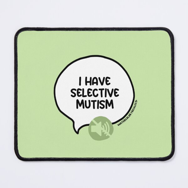 Item preview, I Have Selective Mutism Speech Bubble designed and sold by WCFreckles.