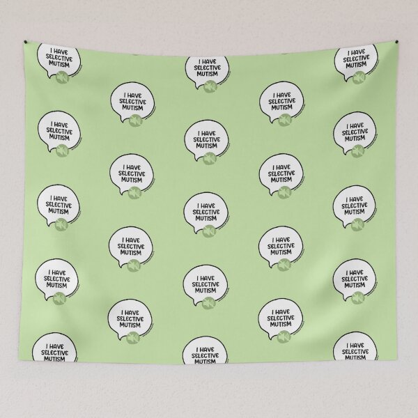 Item preview, I Have Selective Mutism Speech Bubble designed and sold by WCFreckles.