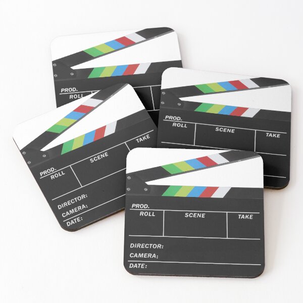 Item preview, Film Slate Design – Filmmaker & Film School Clapperboard Art designed and sold by GeekFuel.