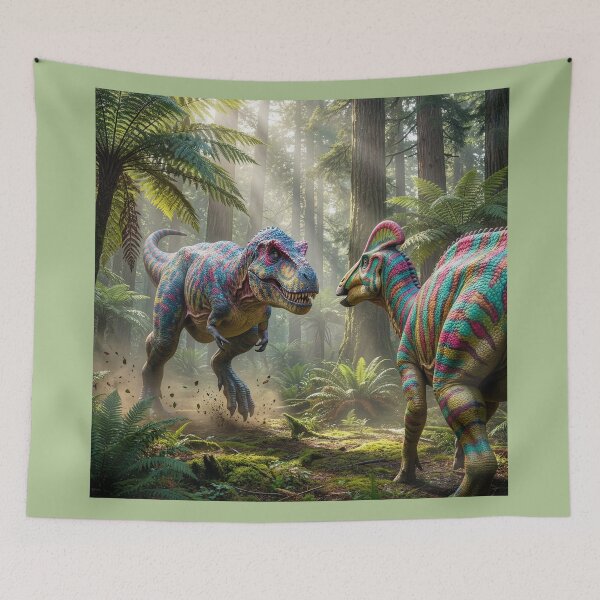 Item preview, Tyrannosaurus Rex Meets Hadrosaurus designed and sold by Tridentulus.