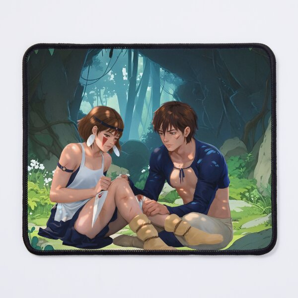 Item preview, Princess Mononoke - San & Prince Ashitaka  designed and sold by Bikash-A7.