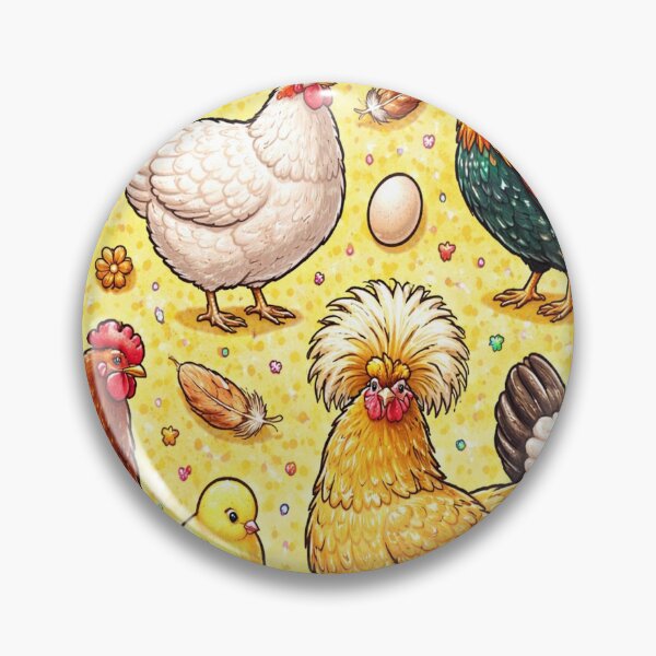 Item preview, Charming Chicken Coop Scatter Print designed and sold by VividOddityCo.