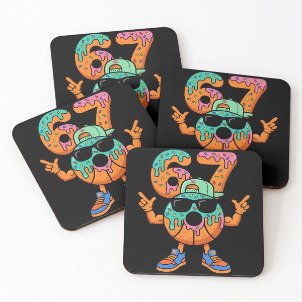 Item preview, Fun Basketball Cartoon With Sweet Drip 67 designed and sold by ArtDesignTp.