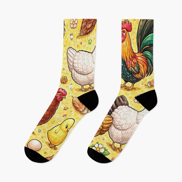 Item preview, Charming Chicken Coop Scatter Print designed and sold by VividOddityCo.